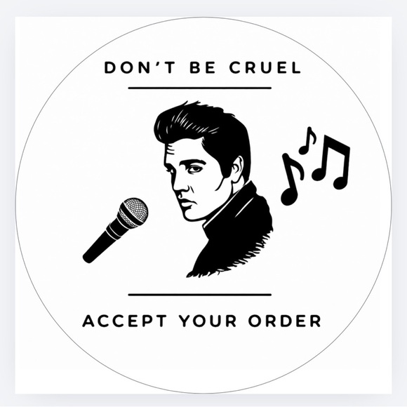 Other - Custom Made 50count Elvis Stickers
